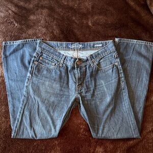 Seven7 Classic Blue Straight Leg Jeans